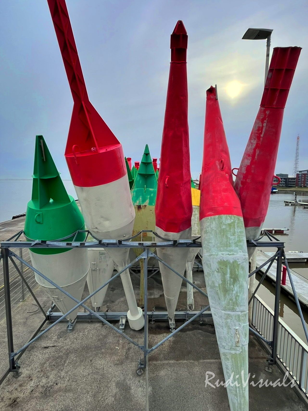 Bojenlager in Cuxhaven